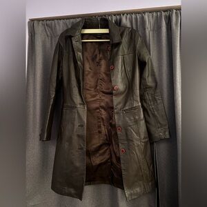 Vakko Dark Brown Leather Jacket